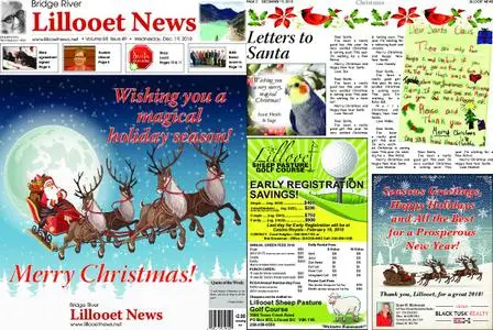 Bridge River Lillooet News – December 19, 2018