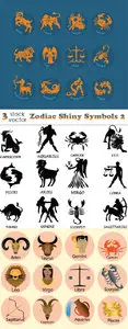 Vectors - Zodiac Shiny Symbols 2