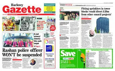 Hackney Gazette – September 21, 2017