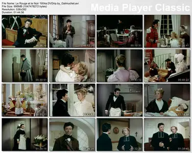 Le Rouge et le Noir (1954) Les 2 époques New Rip