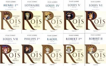Ivan Groby, "Histoire des Rois de France" (Pack II de 10 livres)