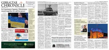 Gibraltar Chronicle – 01 March 2022