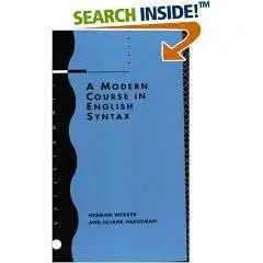 A Modern Course in English Syntax