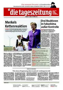 Tageszeitung TAZ vom 15 März 2011