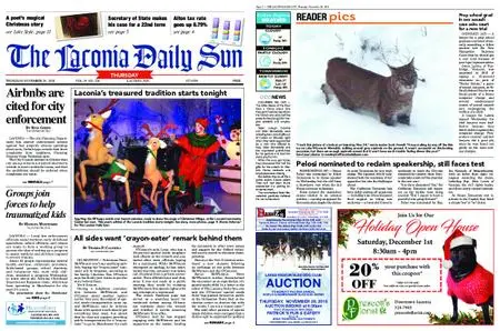 The Laconia Daily Sun – November 29, 2018
