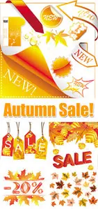 Autumn Sale Vector 