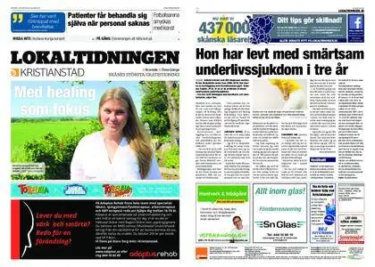 Lokaltidningen Kristianstad – 16 juni 2018