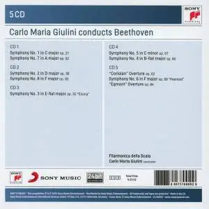 Carlo Maria Giulini Conducts Beethoven: Box Set 5CDs (2016)