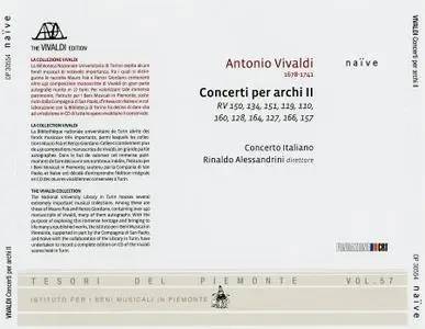Rinaldo Alessandrini, Concerto Italiano - Antonio Vivaldi: Concerti per archi II (2014)