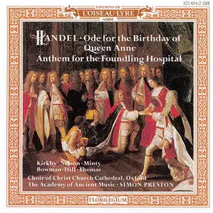 Handel / Haydn - Emma Kirkby / The Academy of Ancient Music - Ode for the Birthday of Queen Anne, Missa (1978, CD reissue 1989)