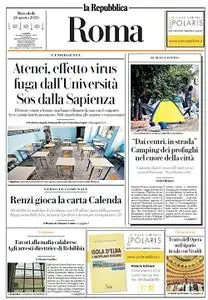 la Repubblica Roma - 26 Agosto 2020