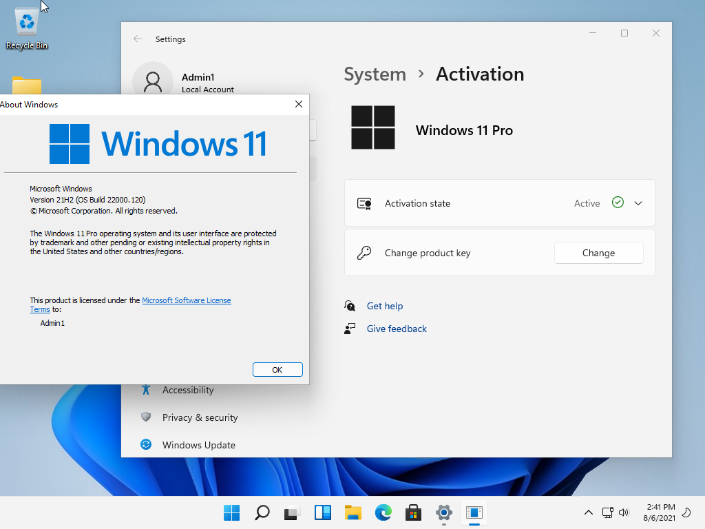 Windows 11 Pro Build 10.0.22000.120 Non-TPM 2.0 Compliant (x64) Preactivated / AvaxHome