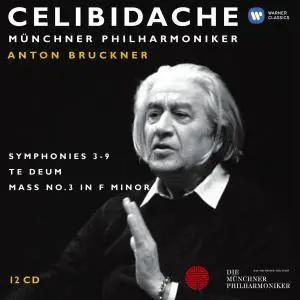 Sergiu Celibidache, Münchner Philharmoniker - Bruckner: Symphonies Nos. 3-9; Mass in F minor; Te Deum (2011) (12 CD Box Set)