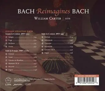 William Carter - Bach reimagines Bach (2017) [Official Digital Download 24/96]