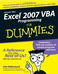 John Walkenbach, Jan Karel Pieterse "Excel 2007 VBA Programming For Dummies" (repost)
