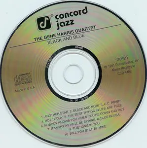 The Gene Harris Quartet - Black And Blue (1991)