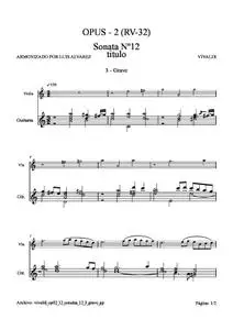 vivaldi op02 12 sonatas 12 3 grave gp