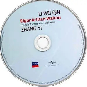 Li-Wei Qin, London PO, Zhang Yi - Edward Elgar, Benjamin Britten, William Walton: Cello Concertos (2014)