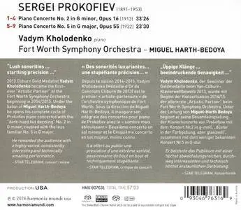 Vadym Kholodenko - Sergei Prokofiev: Piano Concertos Nos. 2 & 5 (2016)