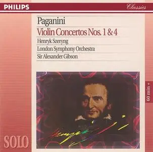 Henryk Szeryng - Paganini: Violin Concertos Nos. 1 & 4 (1995)