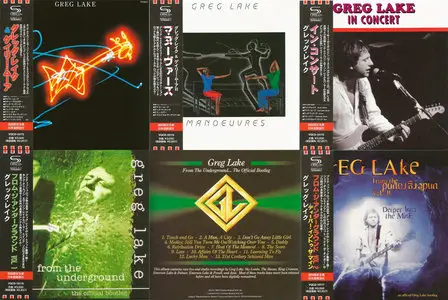 Greg Lake - 5x Japanese Limited Reissued SHM-CD '2010 (1981-2003) RE-UP