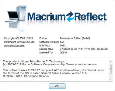 Macrium Reflect Professional / Server 5.2.6462 (x86/x64)