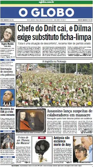 Jornal O Globo - 26 de julho de 2011