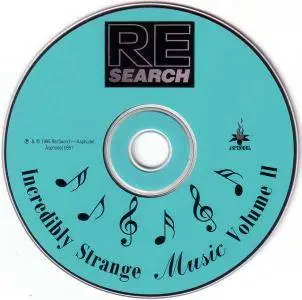 VA - RE/SEARCH: Incredibly Strange Music, Volume I & II (1993/1995) **[RE-UP]**