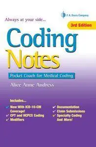 Coding Notes : Pocket Coach for Medical Coding, 3rd Edition