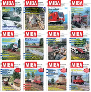 Miba Miniaturbahnen Jahrgang 2002 Heft 01-12 + Messeheft