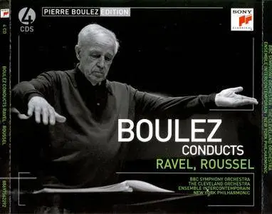 Pierre Boulez conducts Maurice Ravel & Albert Roussel (2009) 4CD Box Set
