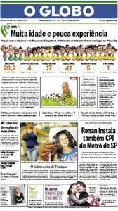 O Globo - 8 de maio de 2014 - Quinta