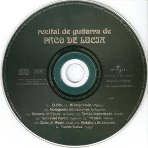 Paco de Lucia - Recital de Guitarra de Paco de Lucia (1971) {2010 Nueva Integral Box Set CD 11of27}