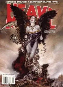 Heavy Metal Comics Magazine January 2008