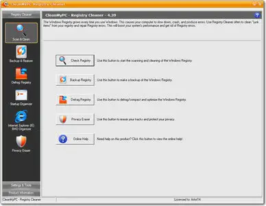 CleanMyPC Registry Cleaner v4.41 X64