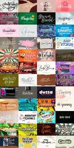 48 Awesome Fonts Bundle 7