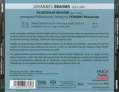 Svyatoslav Richter, Evgeny Mravinsky - Brahms: Piano Concerto No.2 & Symphony No.3 (2013)