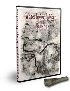 Waterlogged Map Brushes