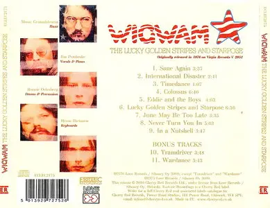 Wigwam - The Lucky Golden Stripes And Starpose (1976) [Remastered 2010]
