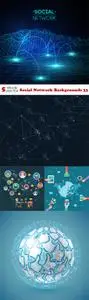 Vectors - Social Network Backgrounds 33