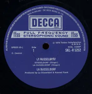 La Düsseldorf - La Düsseldorf (Decca 1976) 24-bit/96kHz Vinyl Rip