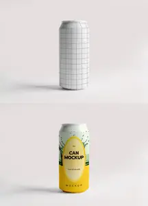 Aluminum Soda Can Mockup PSD 1678394825