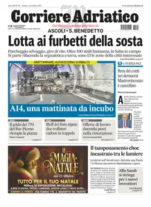 Corriere Adriatico Ascoli - 1 Novembre 2025