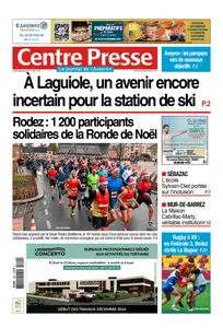 Centre Presse Aveyron - 9 Décembre 2024