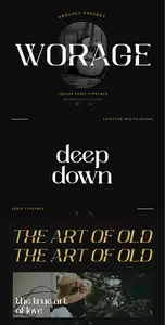 EE - Worage Luxury Serif WTEYXAE