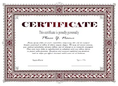 Certificates,Diplomas & Anniversary