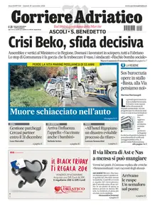 Corriere Adriatico Ascoli - 28 Novembre 2024