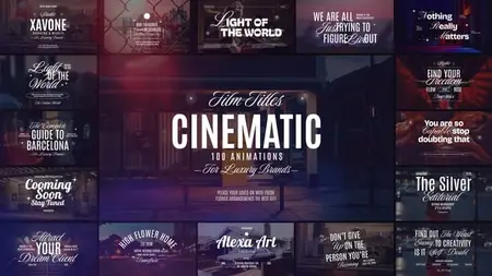 100 Cinematic Film Titles 57975178