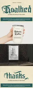 Kualhed -Classic Blackletter Font B9HUGHN