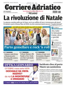 Corriere Adriatico Pesaro - 17 Ottobre 2025